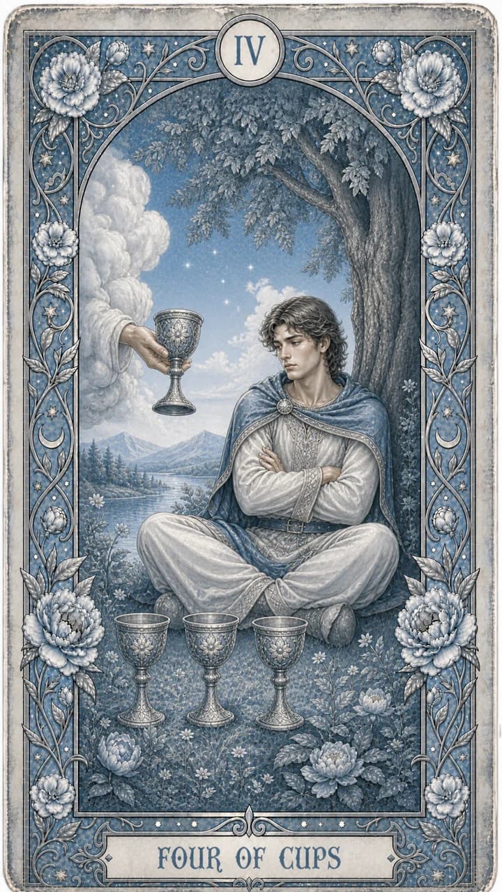 Four of Cups