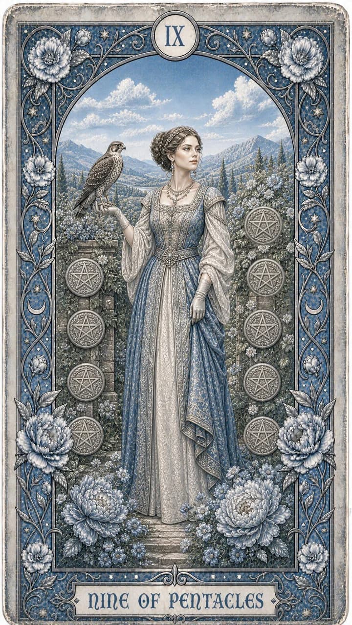 Nine of Pentacles