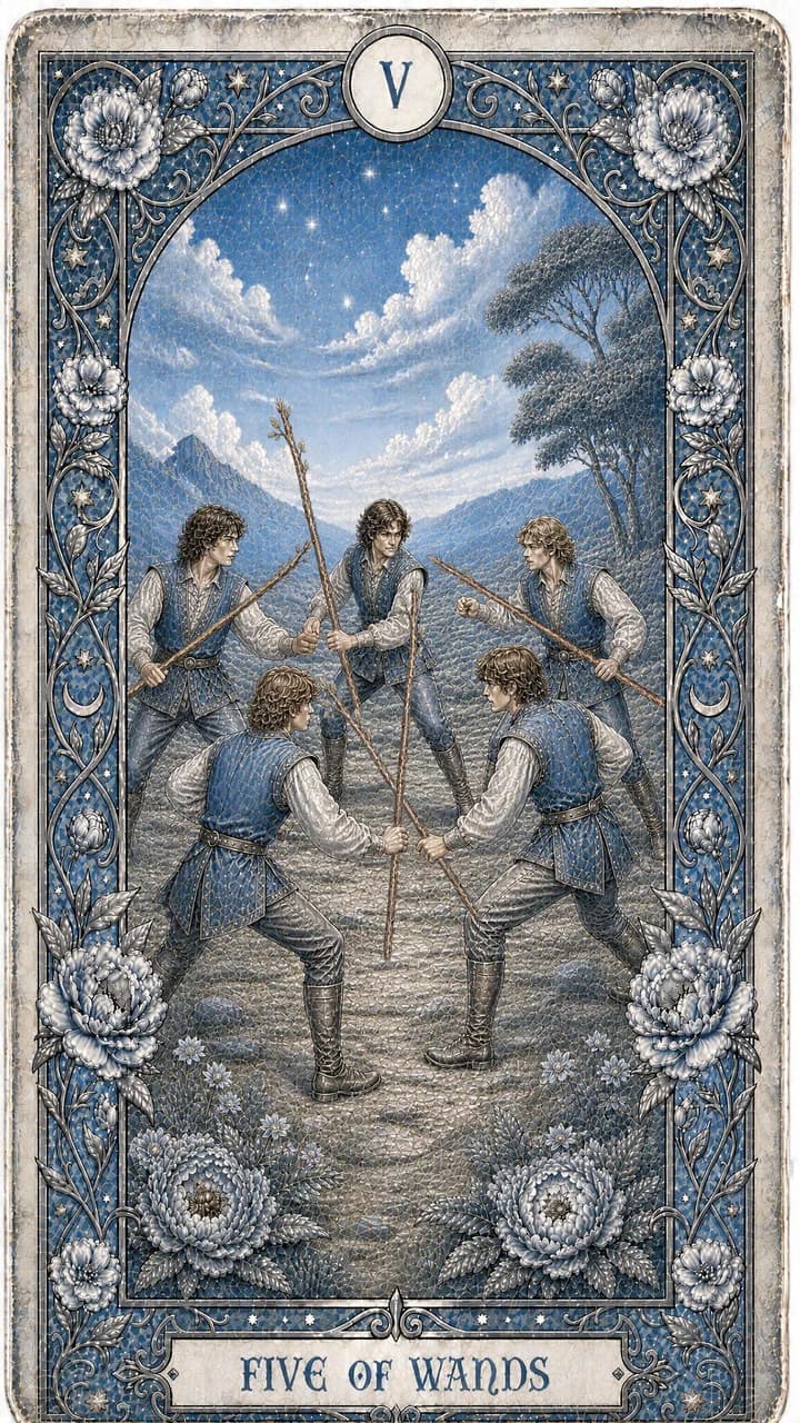 Five of Wands