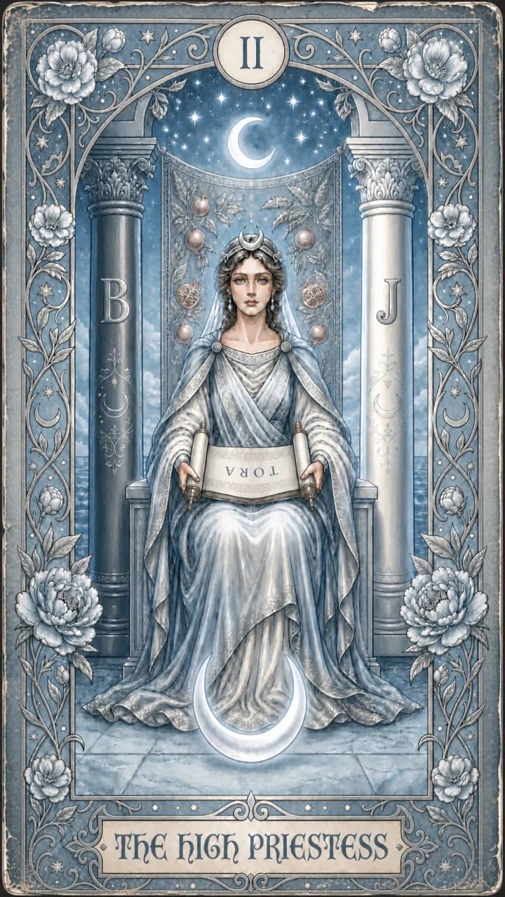The High Priestess — original TarotAI deck